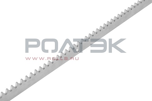 Рейка зубчатая 31x6 мм, 1 м, с крепежом